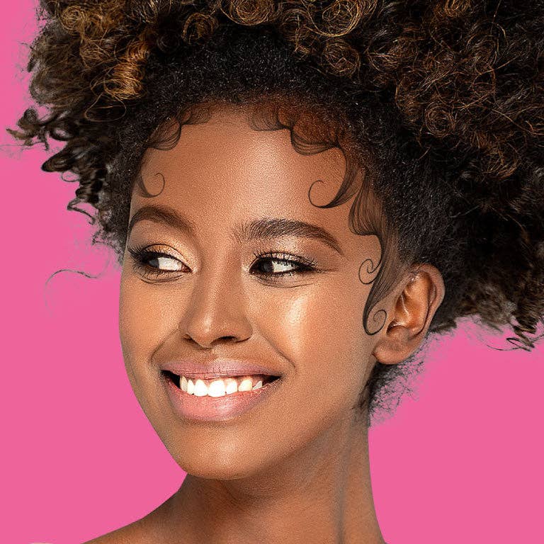 Esha Girl - Bae Hair Magic Instant Tattoo Sticker - Snatched