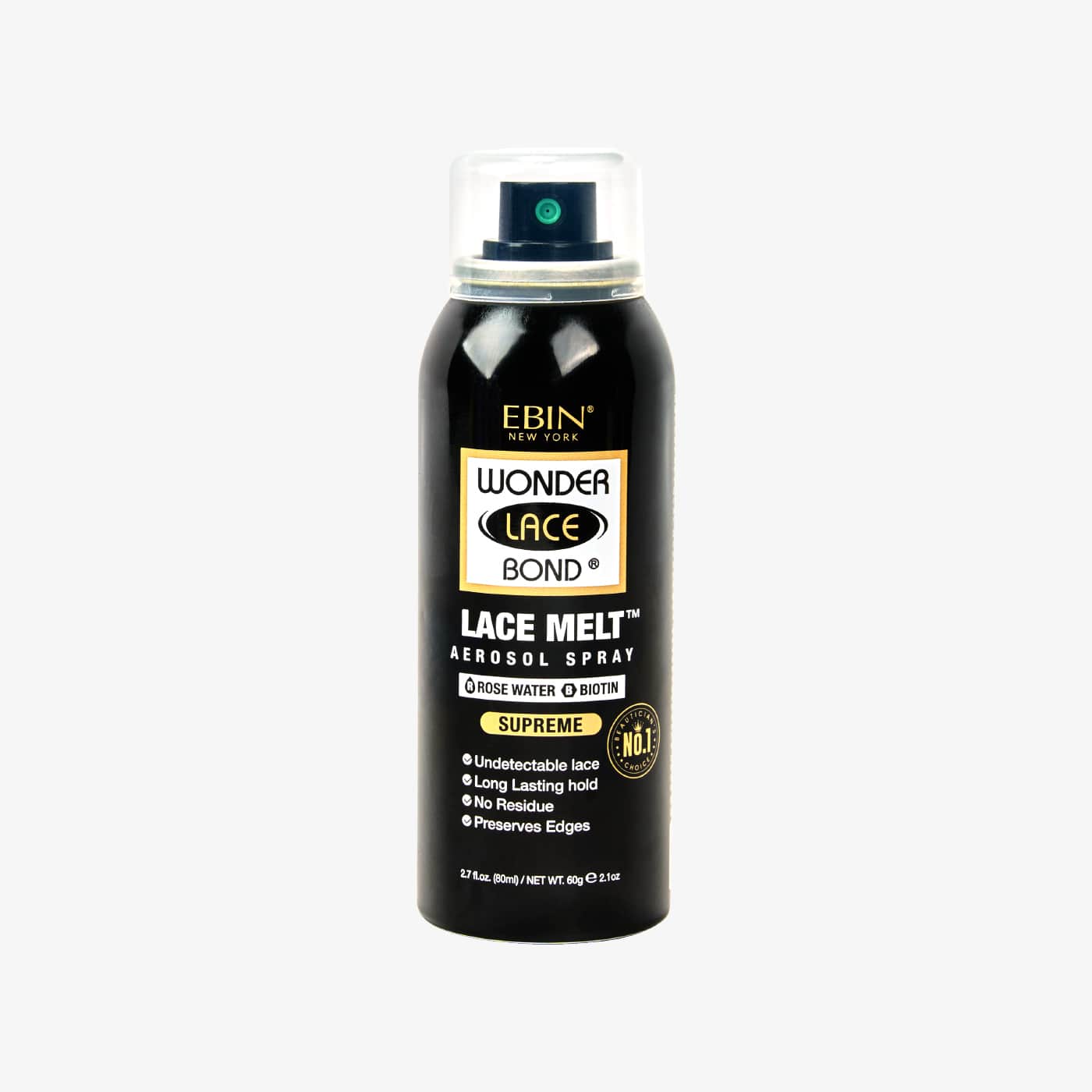 EBIN NEW YORK - WONDER LACE BOND LACE MELT AEROSOL SPRAY- ROSEWATER: 6.08OZ/180ML
