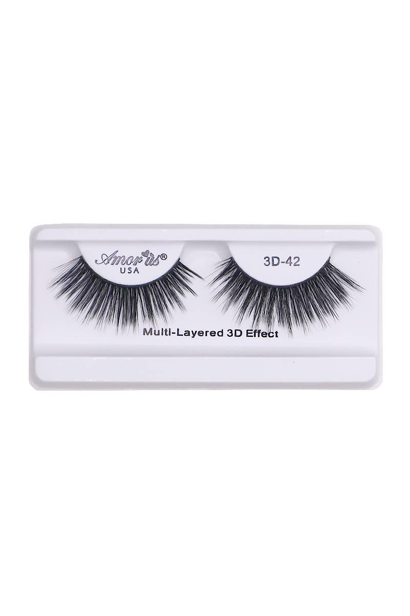 PINEAPPLE Beauty - AMORUS 3D-42 Silk Mink Volume Eyelashes - 12pc