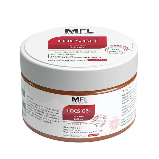 Made For Locs - Locs, Braids & Retwisting Firm Hold Gel | 4 oz: Pomegranate