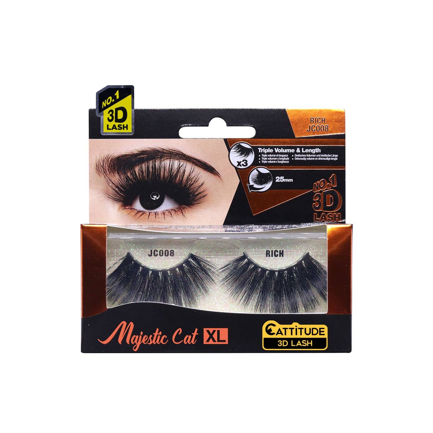 EBIN NEW YORK - Rich - Majestic Cat 25mm 3D Lashes