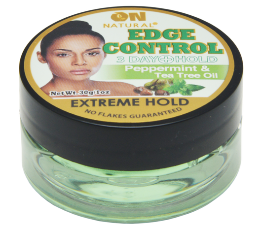 ON Natural USA - ON NATURAL - Edge Control  Extreme Hold [Peppermint & Tea]: 1oz