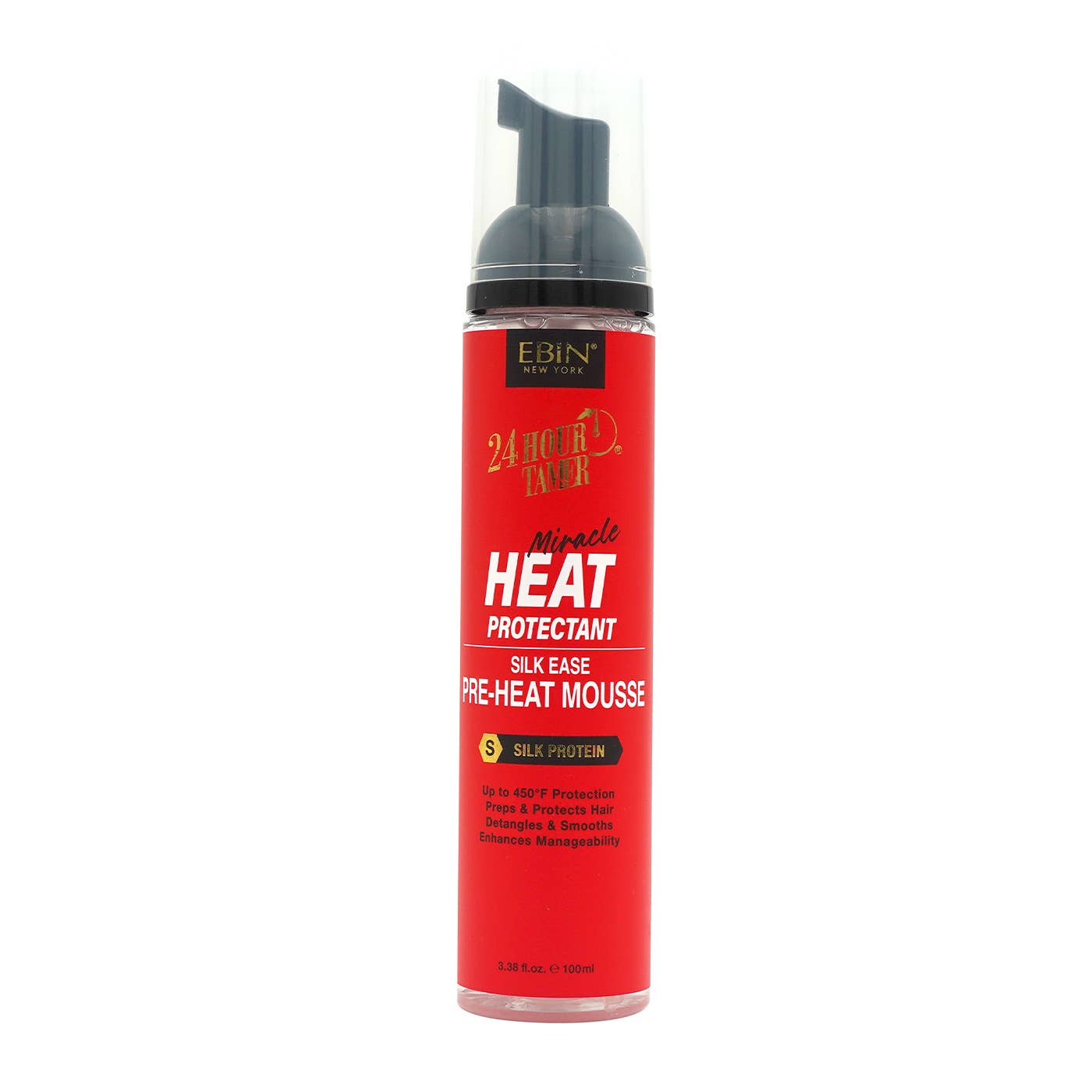 EBIN NEW YORK - 24 Hour Tamer Heat Protectant Silk Ease Pre-heat Mousse