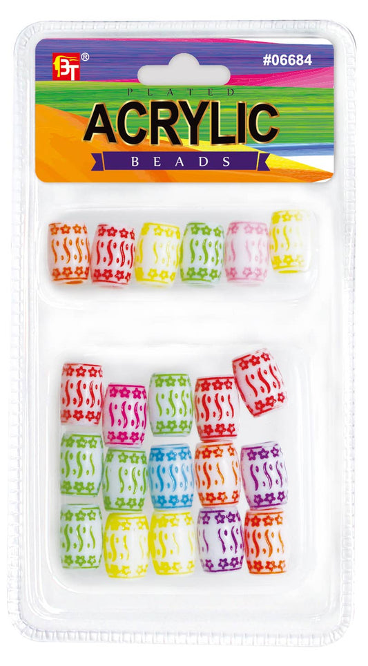 MI Hair Distribution - PLATING ACRYLIC BEADS VALUE PACK No 06684