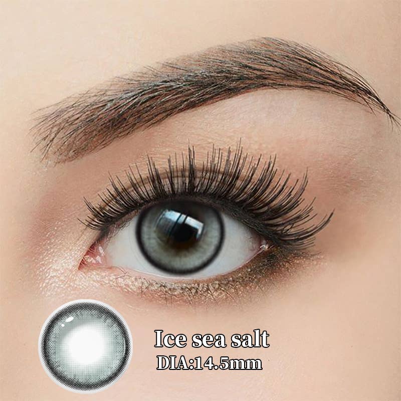ELKLENS Ice Sea Grey Colored Contact Lenses