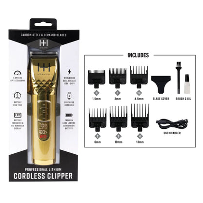 Annie - Hot & Hotter Professional Lithium Cordless Clipper Gold