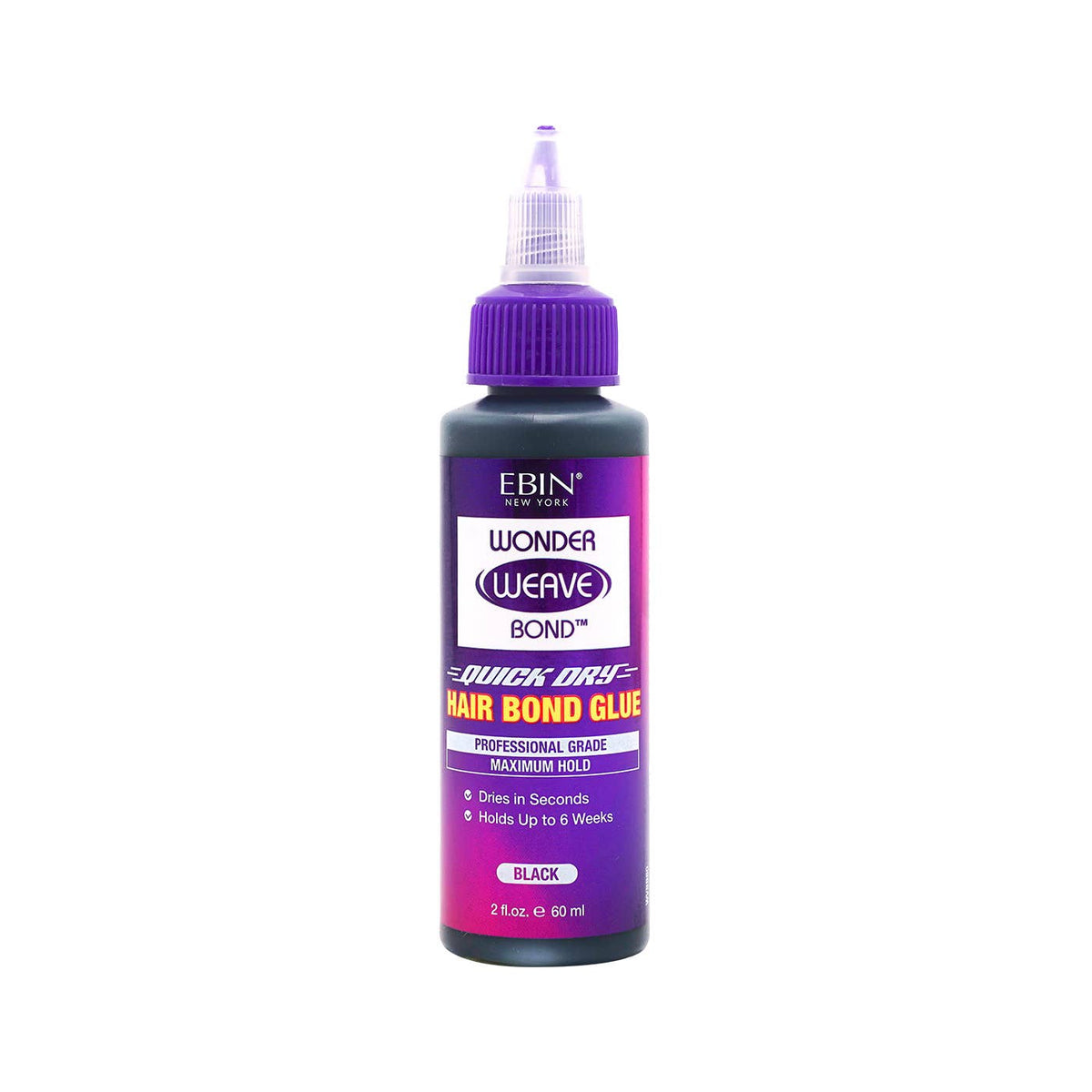 EBIN NEW YORK - Wonder Weave Bond Hair Bond Glue (Black): 2oz/60mL