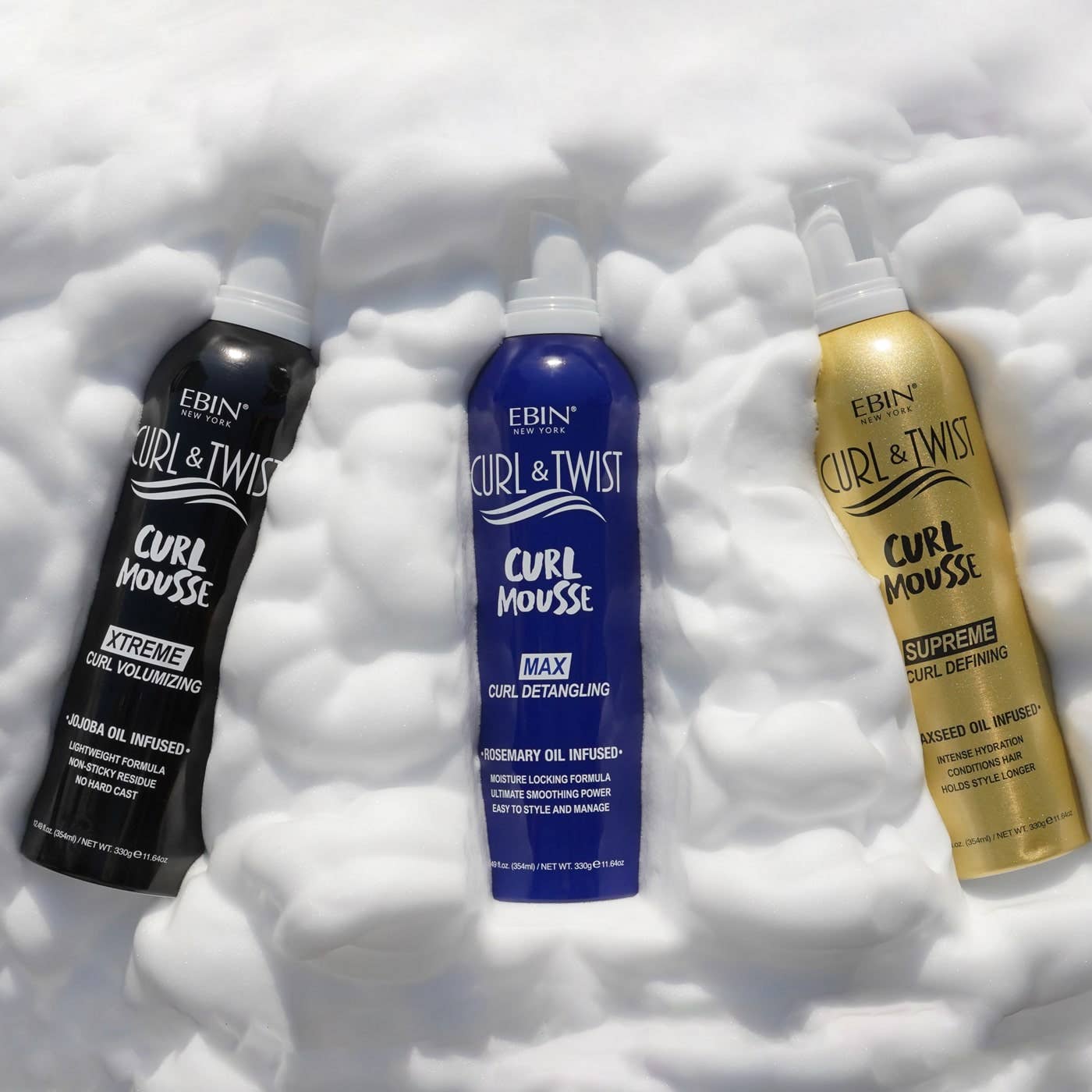 EBIN NEW YORK - Curl & Twist Curl Mousse - Curl Detangling: 80ml