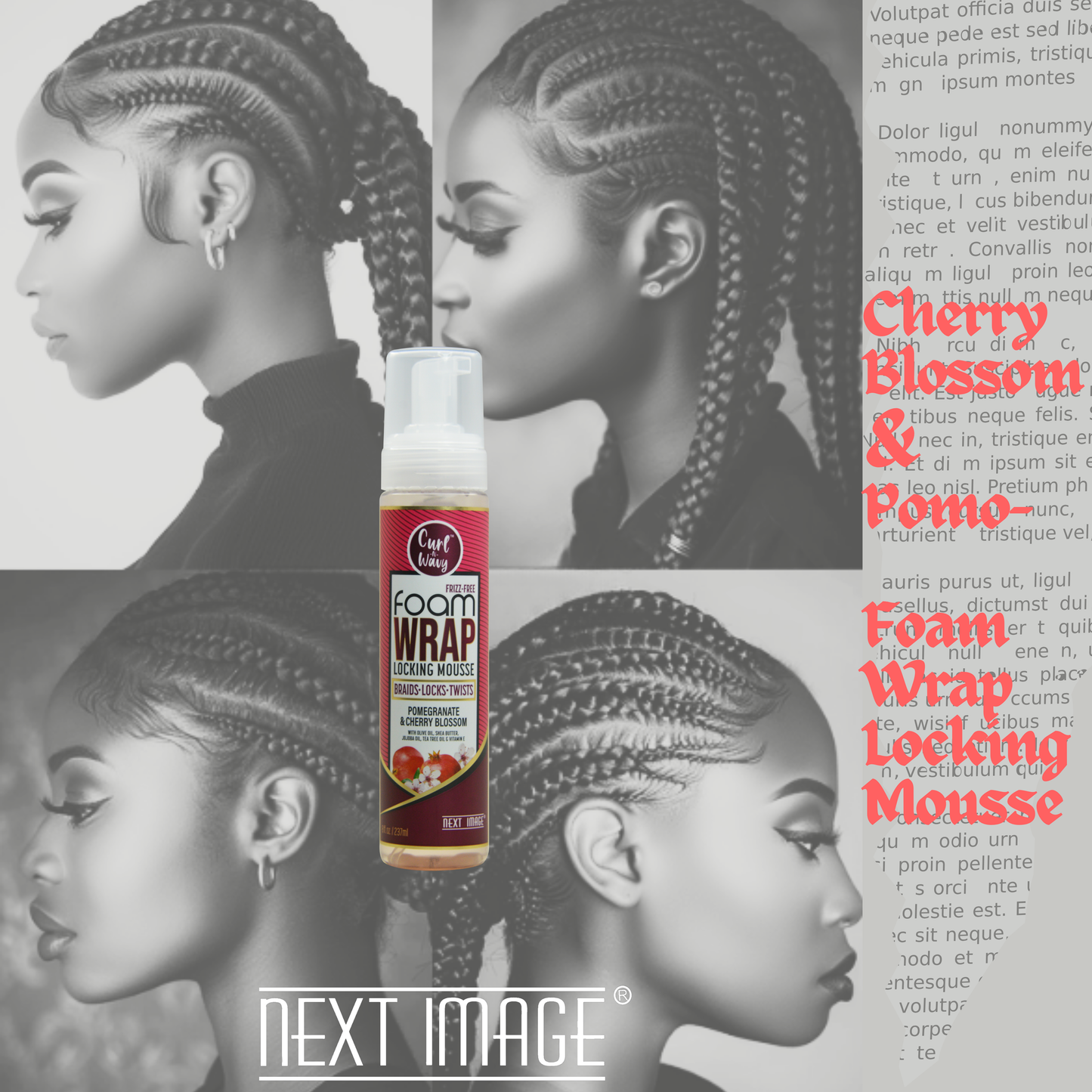 ON Natural USA - NEXT IMAGE-Foam Wrap Locking Mousse[Pome & Cherry Blossom]: 8oz