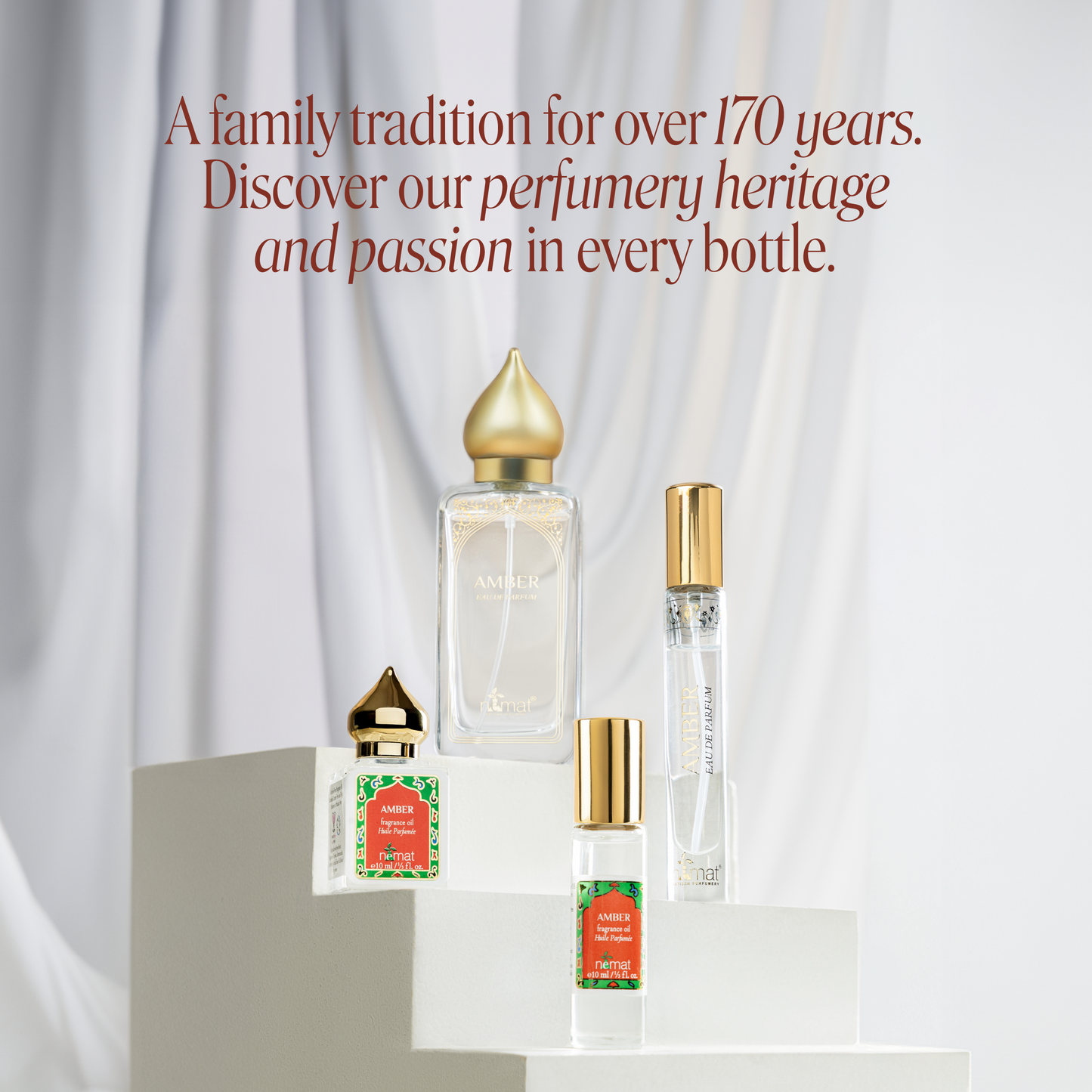 Nemat - Amber Perfume Oil: 10ml