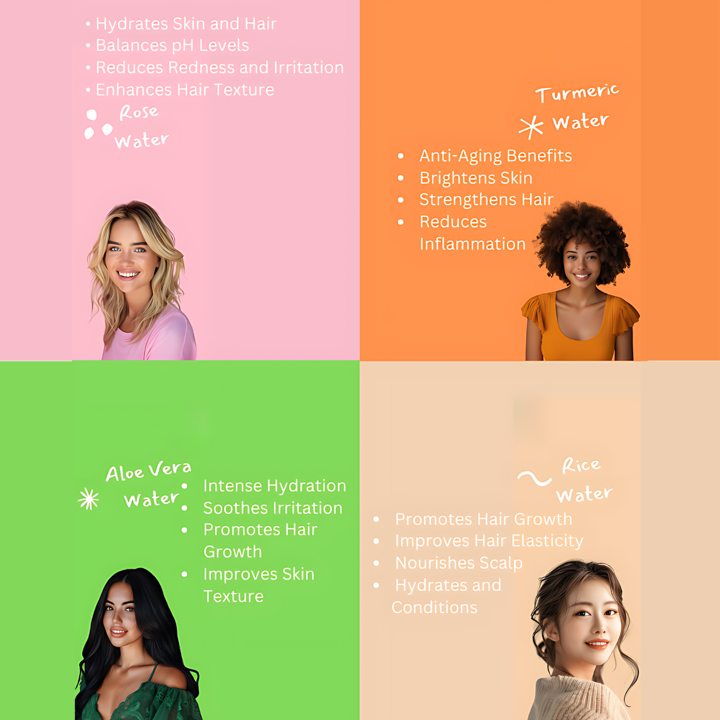 ON Natural USA - ON NATURAL - Rice Water [Biotin] 8oz: 8oz