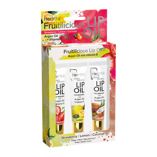 SM Beauty LLC - Hermine Lip Oil 3 Pack - Delicious: Fruitilicious