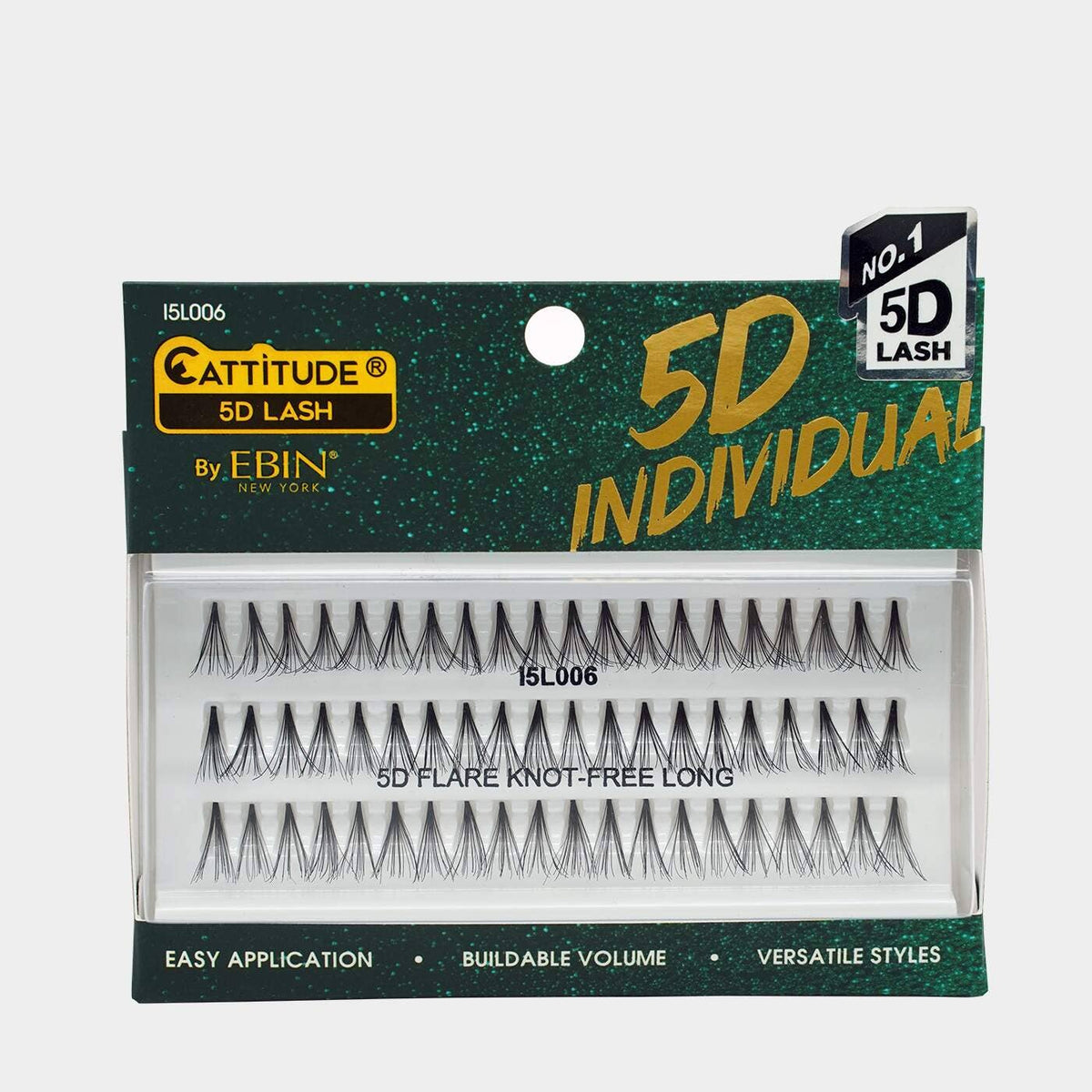 EBIN NEW YORK - 5D Individual Lash- Knot-Free Long