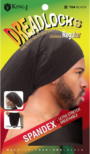 King J - Dreadlocks Spandex - Unisex Regular - Black
