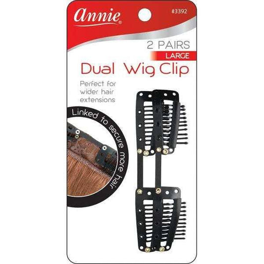 Annie International - Annie Dual Wig Clip Large Two Pairs