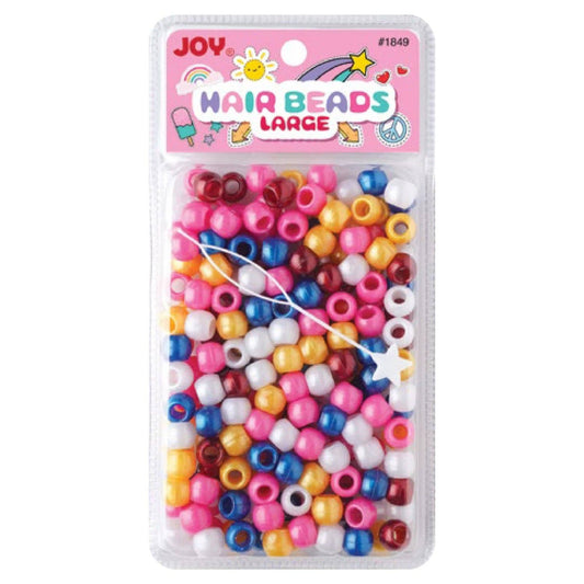 Annie - Joy Large Hair Beads 240Ct Metallic Asst Color