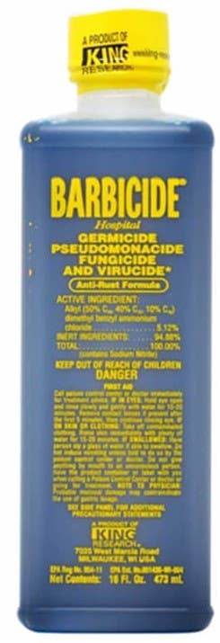 MI Hair Distribution - BARBICIDE DISINFECTANT LIQUID 16 OZ