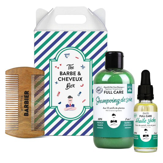 THE BARBE & CHEVEUX BOX - Beard and Hair Care Set