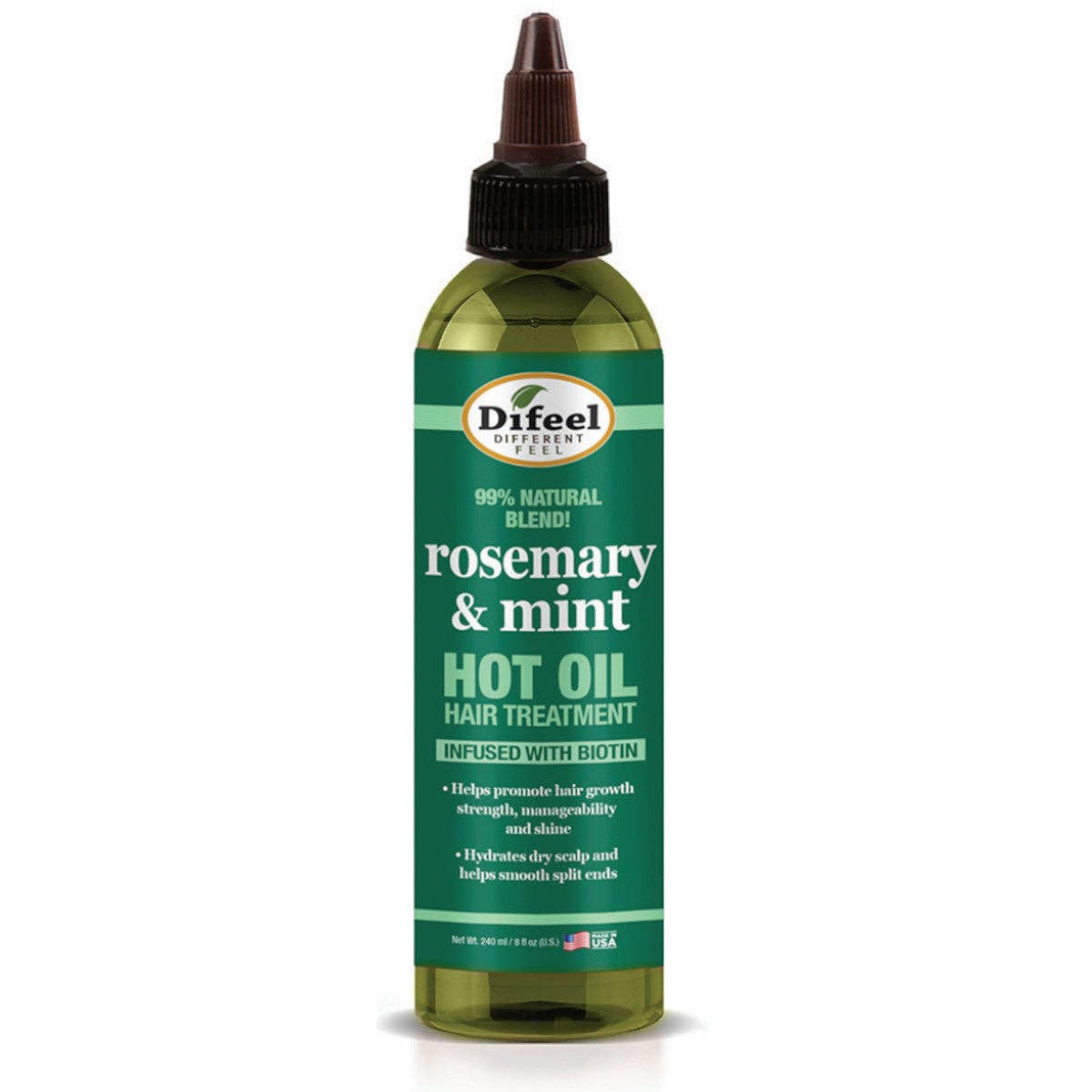 Difeel Rosemary & Mint Hot Oil Hair Treatment w/Biotin 8oz