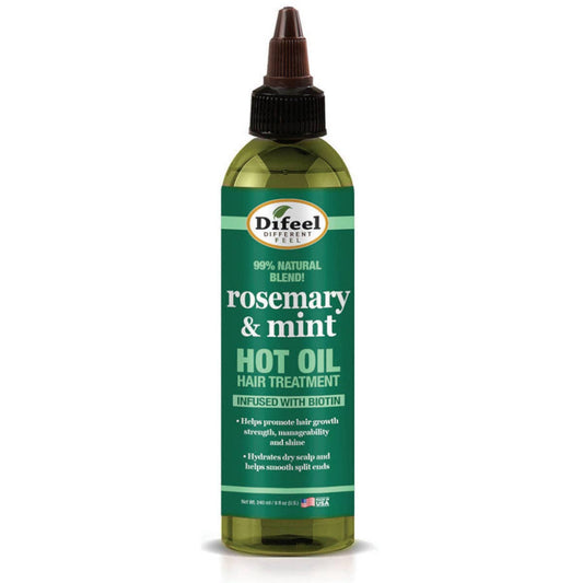 Difeel Rosemary & Mint Hot Oil Hair Treatment w/Biotin 8oz