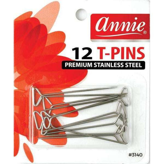 Annie T-Pins 12ct Premium Stainless Steel