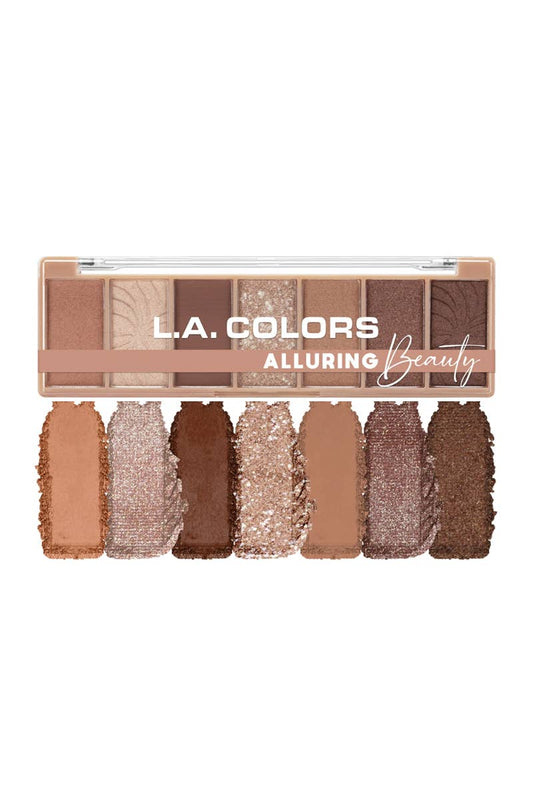 LA Colors CES498 7Color Eyeshadow Palette Alluring - 3pc