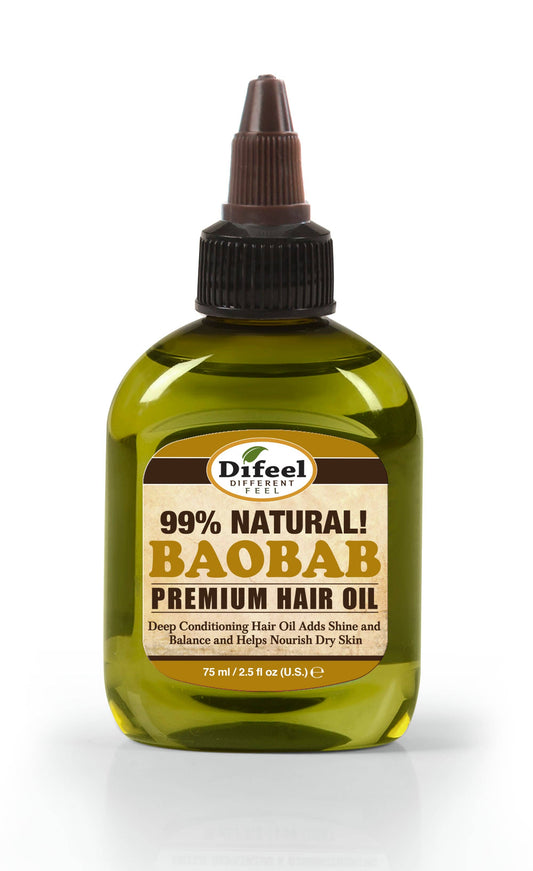 Difeel - Difeel Premium Natural Hair Oil -  Baobab Oil 2.5 oz.