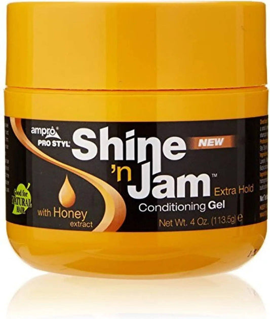 MK Smith's Shop - Ampro Extra Hold Shine'N Jam Conditioning Gel-4 oz