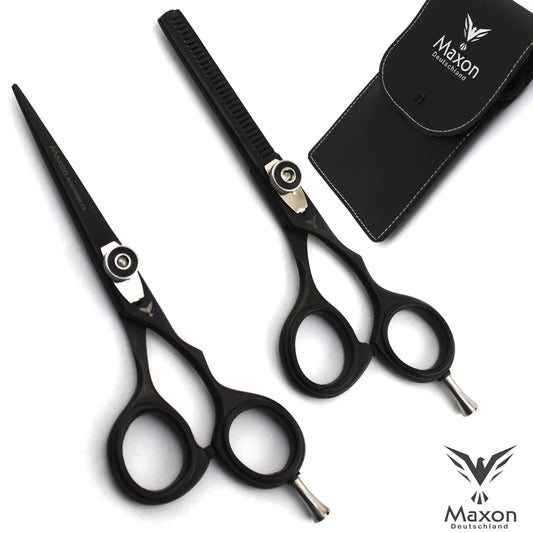 Maxon Professional 5.5" Hairdressing Scissors Set – Right Ha