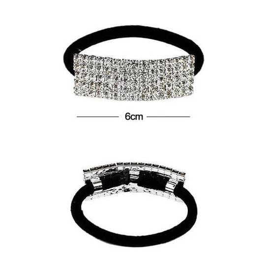 Calinaze - RHINESTONE HAIR TIE: MULTI