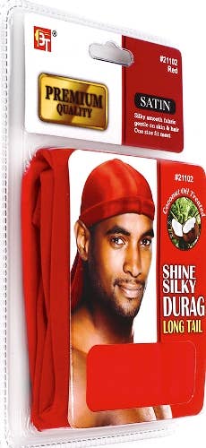 MI Hair Distribution - DURAG SILKY LONG TAIL COCONUT OIL TREATED QUALITY (RED)