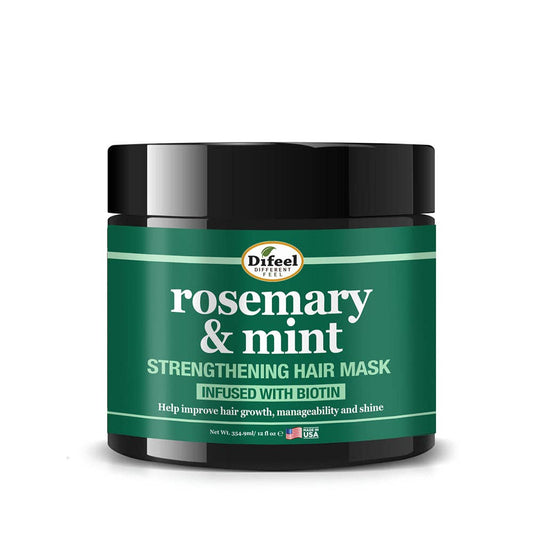 Difeel Rosemary & Mint Strengthening HairMask w/Biotin 12oz