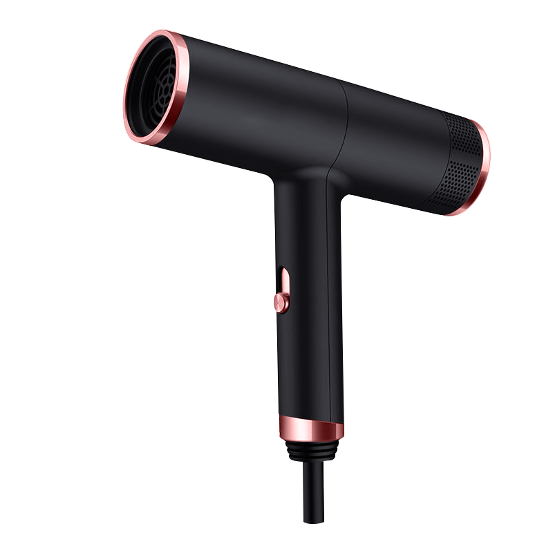 Luxe Hair Dryer - Black and Rose Gold, Personal Styling Tool