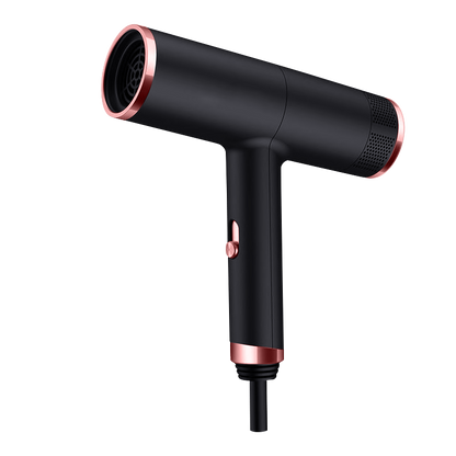 Luxe Hair Dryer - Black and Rose Gold, Personal Styling Tool