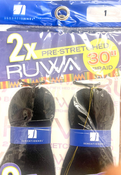 RUWA PRE-STRETCHED BRAID - 12''