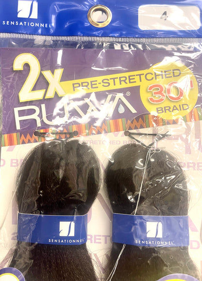 RUWA PRE-STRETCHED BRAID - 12''