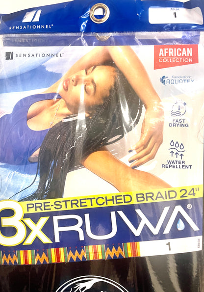 RUWA PRE-STRETCHED BRAID - 12''