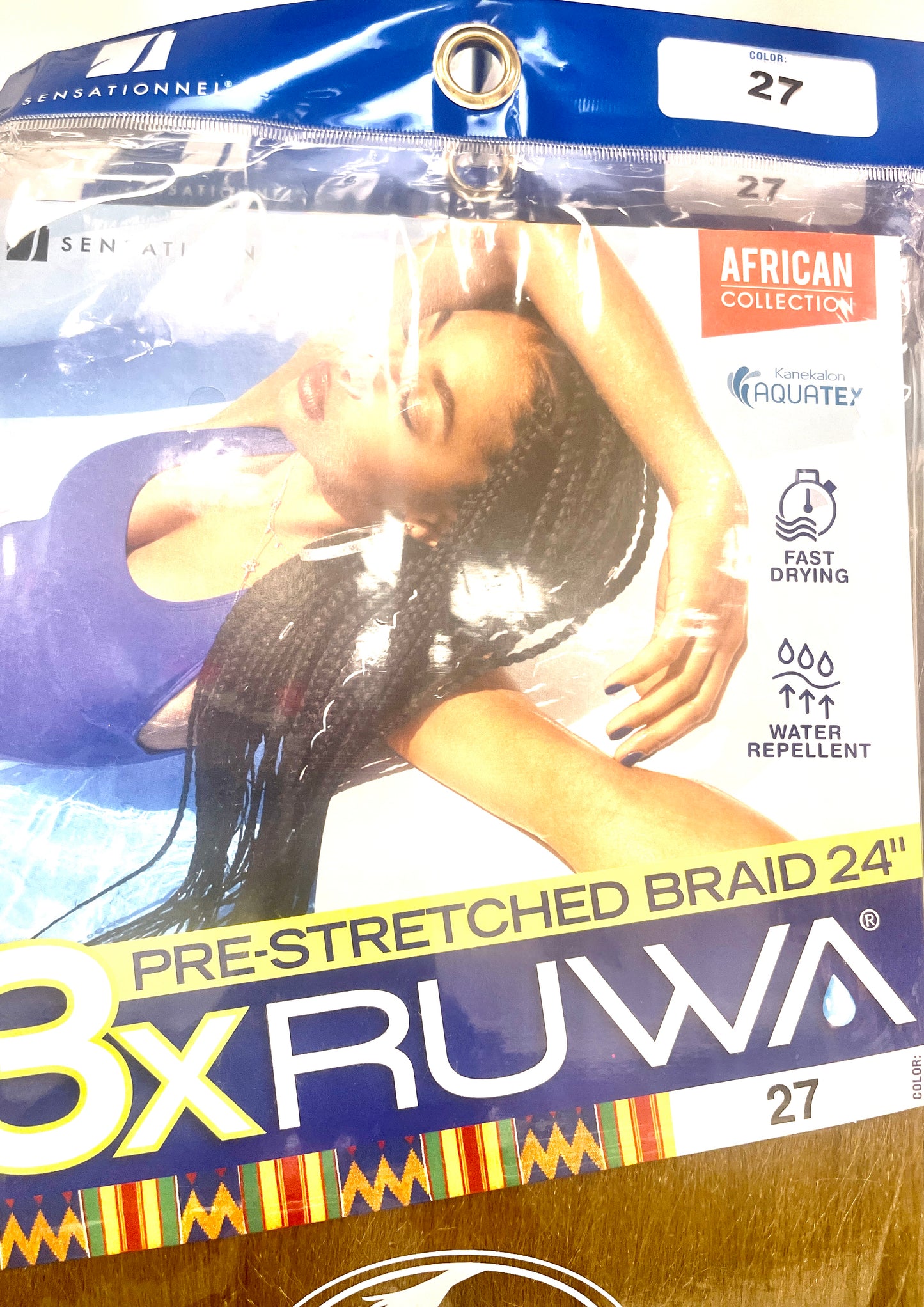 RUWA PRE-STRETCHED BRAID - 12''