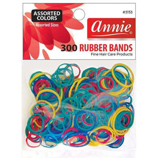Annie - Annie Rubber Bands Asst Size 300Ct Asst Color