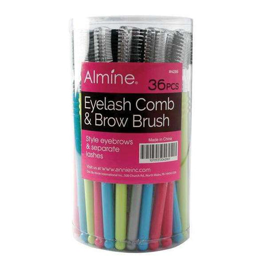 Almine Eyelash Comb and Brow Brush
