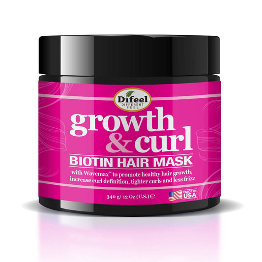Difeel - Difeel Growth and Curl Biotin Hair Mask 12 oz.
