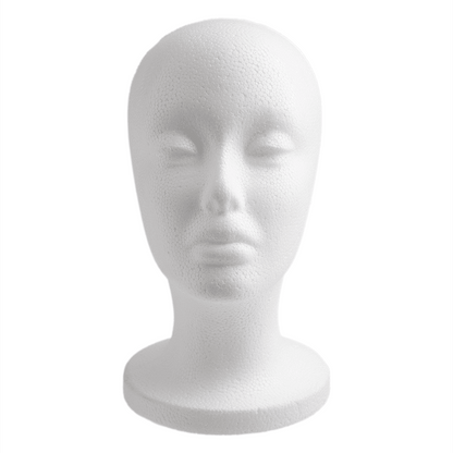 Annie Polystyrene Foam Wig Head 10.5" Tall