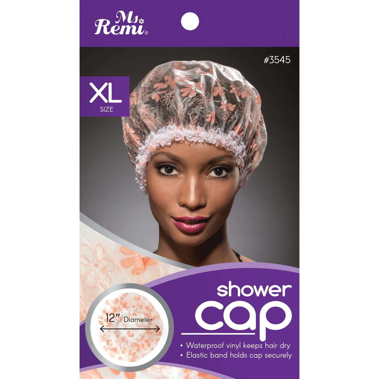 Ms. Remi Shower Cap XL Pink Floral