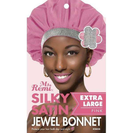 Annie International - Ms. Remi Silky Satin Jewel Bonnet XL Asst Color