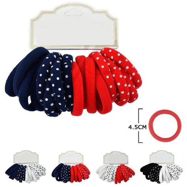 Calinaze - 16PC ELASTIC HAIR BAND: MULTI