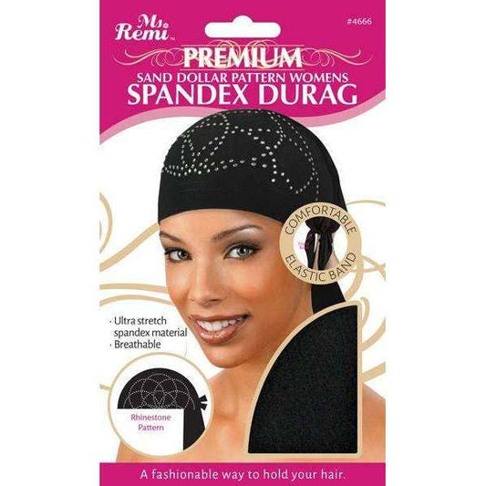 Annie International - Ms. Remi Sand Dollar Pattern Rhine Stone Women Spandex Durag